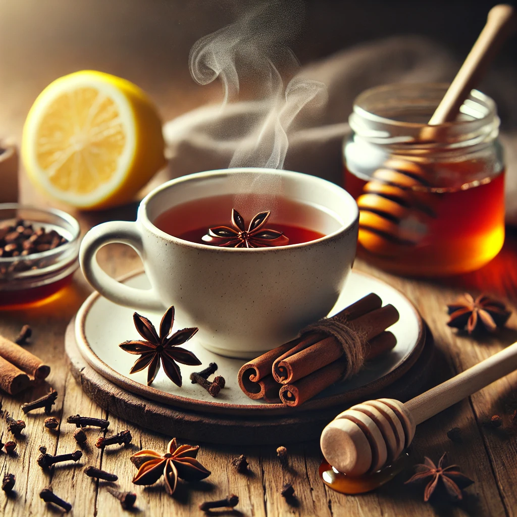 Infusion clou de girofle et miel